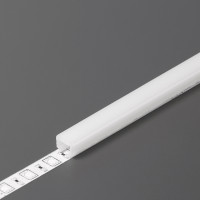 StrongLumio moulure de recouvrement C1 pour profil HI 8 clip, 3000mm lait StrongLumio moulure de recouvrement C1 pour profil HI 8 clip, 3000mm lait