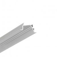 StrongLumio profilé LED Diagonal 14 alu anodé 4050mm