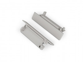 StrongLumio embouts pour profil Flat gris (paire)