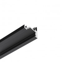 StrongLumio profilé LED Corner 10, 2000mm noir elox