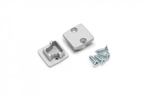 StrongLumio embouts pour profil Floor 12, gris (paire)