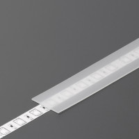 StrongLumio moulure de recouvrement E pour profil Cabi clapet/tiroir translucide