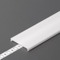 StrongLumio moulure de recouvrement pour VARIO C9 a clipser laiteuse 2000mm
