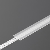 StrongLumio moulure de recouvrement B pour profil LED, 2000mm translucide