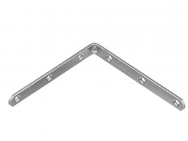 STRONG Équerre 120x120mm presse zinc blanc