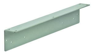 VIBO support sous étagere pour cadre de garde-robe, amorti, alu
