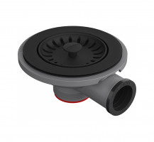 FRANKE accessoires 112.0657.022 passoire valve Colorline dérivation noir mat