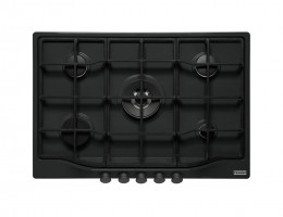 FRANKE Plaque de cuisson gaz FCH 755 4G TC BT C noir mat