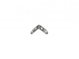 STRONG Équerre 30x30mm presse zinc blanc