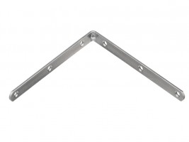 STRONG Équerre 150x150mm presse zinc blanc