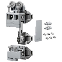 HETTICH 9339348 WingLine L new jusqu’a 25 kg, ensemble sans ressort, gris, droit