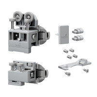 HETTICH 9339366 WingLine L new jusqu'a 12 kg, ensemble avec ressort, gris,D avec