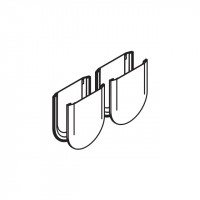 HAWA 16042 Junior GP cache-vis des supports de verre chrome mat (4 pcs)