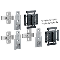 HETTICH 9339496 WingLine L new charnieres centrales réglables 3 pcs, gris