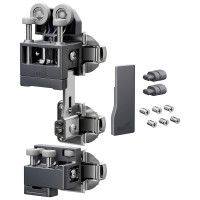 HETTICH 9339350 WingLine L new jusqu'a 25 kg, ensemble sans ressort, anthracite,