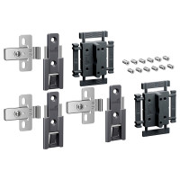 HETTICH 9339499 WingLine L new charnieres centrales réglables 3 pcs, anthracite