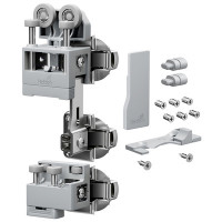 HETTICH 9339344 WingLine L new jusqu'a 25 kg, ensemble avec ressort, gris, droit