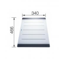 BLANCO 225124 Accessoires plaque a découper Axia II verre trempé 466x340mm