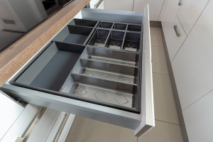 K-StrongMax 16 tiroir H89/500mm, gris, buffet SM 800, antidérapant anthracite