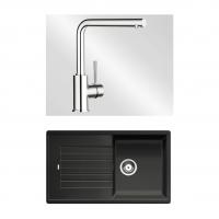 BLANCO ensemble 10-B 25 520511+519414 Zia 5 S anthracite + Mila chrome