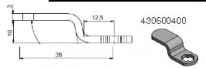 LEHMANN Verrou 400 pour serrure a code 60 61 71 nickel