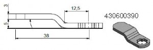 LEHMANN Verrou 390 pour serrure a code 60 61 71 nickel