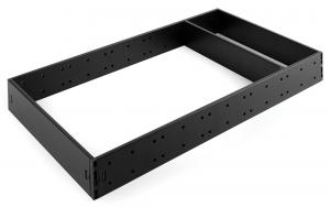 K-StrongMax buffet ensemble base 100mm profondeur 500mm, noir