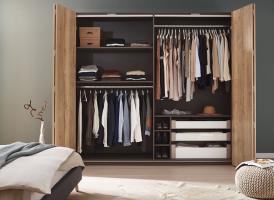 K-HETTICH WingLine L, porte légere a guidage bas, 2 charnieres P, droite, blanc