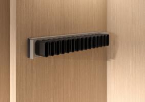 KES Conero, support latéral pour ceintures ou cravates, 475mm, or champagne