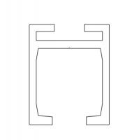 TERNO quincaillerie intérieure coulissante 240kg moulure 6m brut