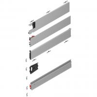 BLUM 802P450D.L3 Revego Duo rail de guidage pour poche, 450 mm, gauche