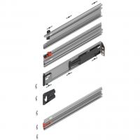 BLUM 802P525D.R3 Revego Duo rail de guidage pour poche, 525 mm, droite