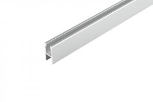 TERNO profil de porte coulissant verre 1600/A 1,2m aluminium anodisé argenté