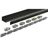 HETTICH 9338329 TopLine XL guidage supérieur et guidage inférieur avec fixations