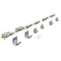 HETTICH 9275784 TopLine XL porte coulissante kit pour 3 vantaux, 17mm, 30-40mm/8