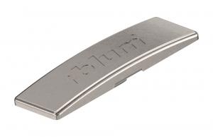 BLUM 70.1503.BP cache d'équerre avec logo gravé nickel