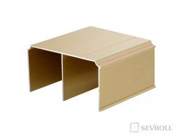 SEVROLL 06808 Gemini top track 4,05 m gold/brass