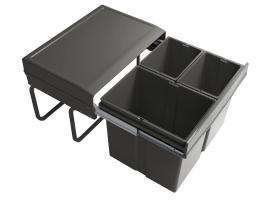GOLLINUCCI Sorter Linea 297 500mm 1x15l+2x7.5l, anthracite