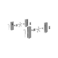 HETTICH 9196320 Atira DesignSide adaptateur 176 mm argent
