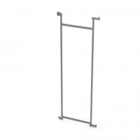 K-KES Tandem Side III, pantry cabinet, Arena Style, 600/1700mm, chrome