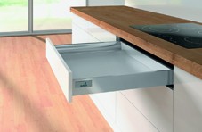 K-HETTICH Atira tiroir 70, 420mm/30kg, argent, SiSy