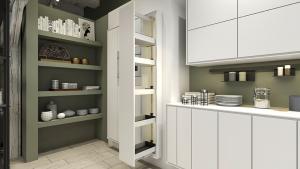 K-KES Dispensa, garde-manger, K-Line, blanc, 400/1200-1600