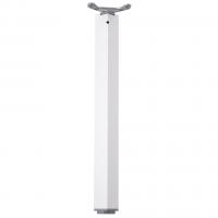 StrongLegs pied de table TA001 710R/80x80mm blanc mate