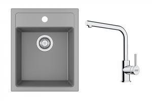 FRANKE ensemble T113Š SID 610-40 gris + FS 3230.031