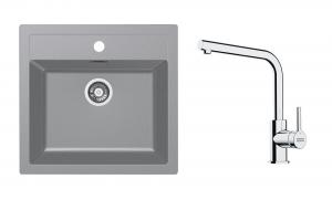 FRANKE Ensemble T114Š SID 610 gris + FS 3230.031