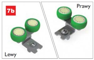 SEVROLL 10207 Maxim chariot supérieur 18mm asymétrique - 2pcs