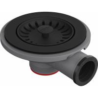 FRANKE accessoires 112.0657.022 passoire valve Colorline dérivation noir mat