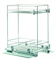 VIBO panier bas, 400mm, avec amortissement, droit-gauche