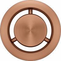 FRANKE accessoires 133.0722.549 cache-vis trop-plein rond inox cuivre