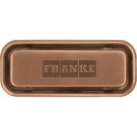 FRANKE Accessoires cache-vis de trop-plein carré inox cuivre